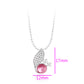 Collar de Aleación Bañado en Oro con Cristal Emporia® Rosa