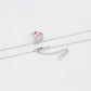 Collar de Aleación Bañado en Oro con Cristal Emporia® Rosa
