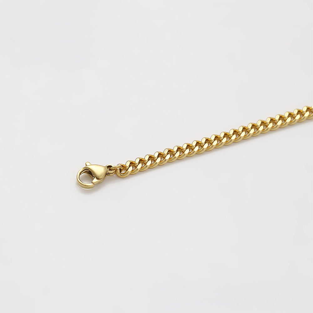 Pulsera de Aleación Bañado en Oro con Cristal Emporia® Azul