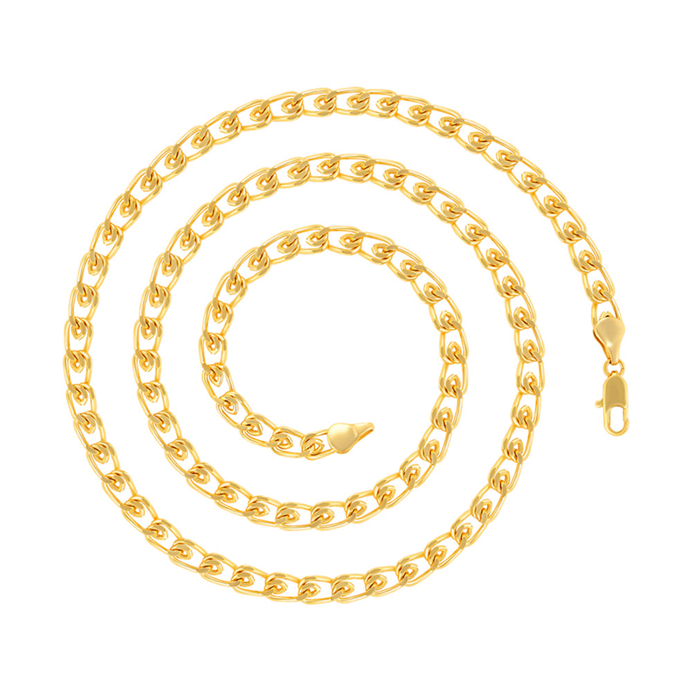 Collar de Aleación Bañado en Oro 2 