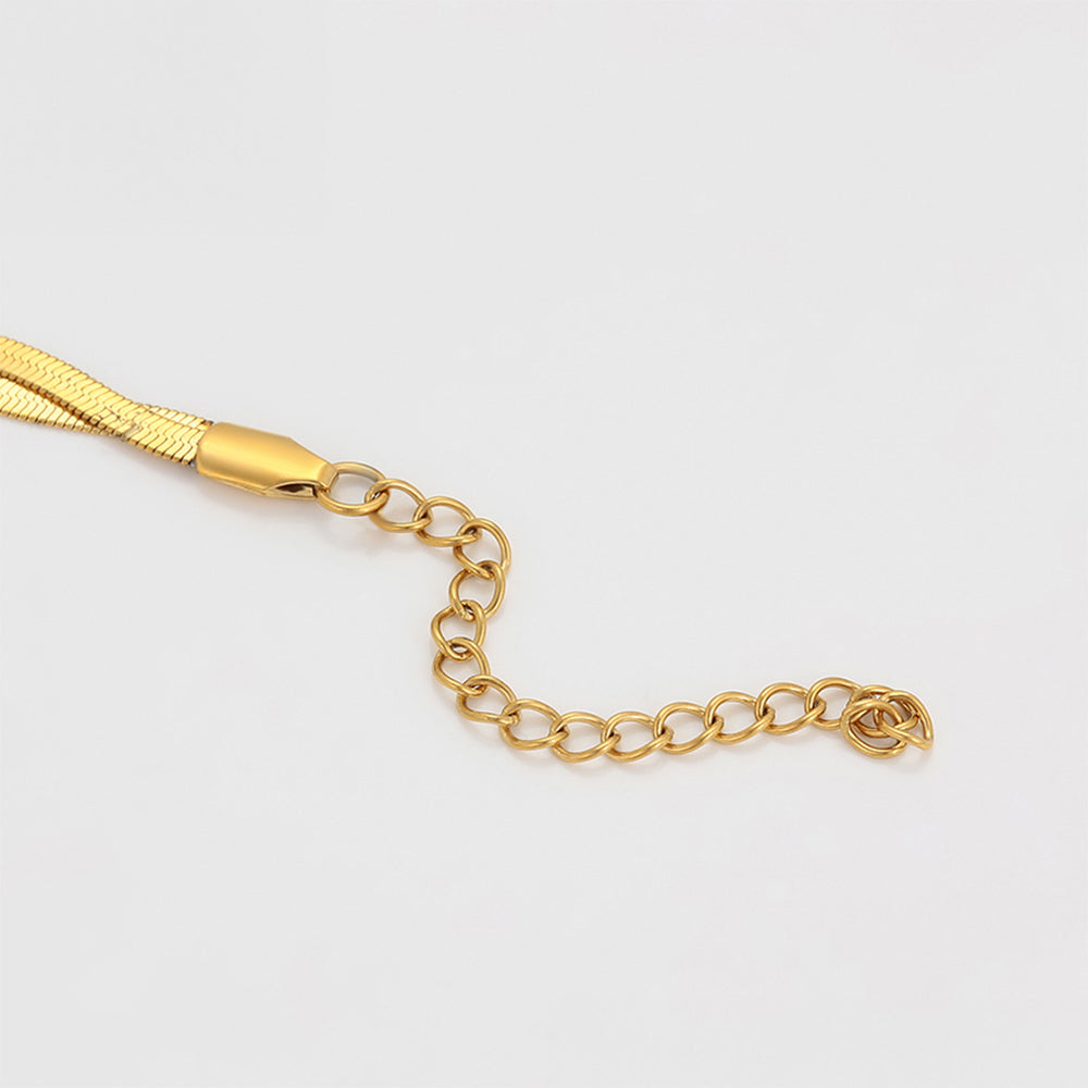 Collar de Aleación Bañado en Oro 7 