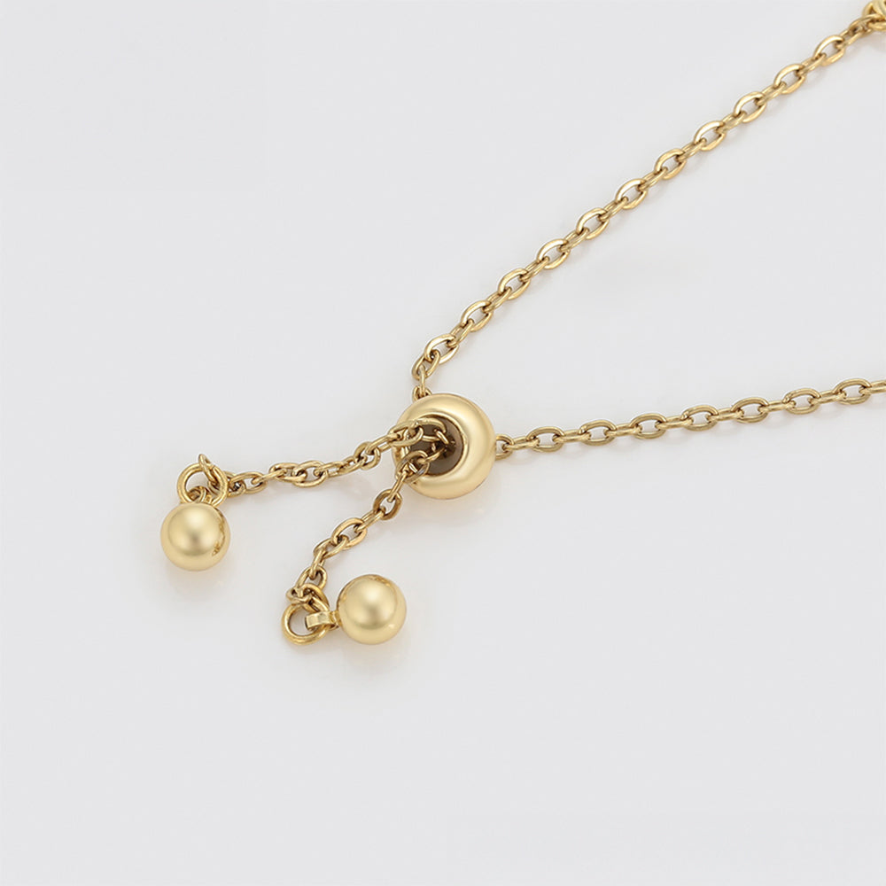 Pulsera de Aleación Bañado en Oro