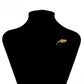 Broche de Aleación Bañado en Oro con Cristal Emporia® Blanco y Cristal Emporia® Amarillo