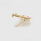 Broche de Aleación Bañado en Oro con Cristal Emporia® Rosa y Cristal Emporia® Blanco