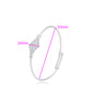 Pulsera de Aleación Bañado en Oro con Cristal Emporia® Blanco