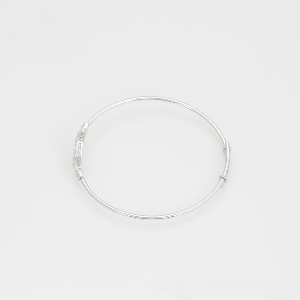 Pulsera de Aleación Bañado en Oro con Cristal Emporia® Blanco 7 