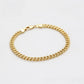 Pulsera de Aleación Bañado en Oro