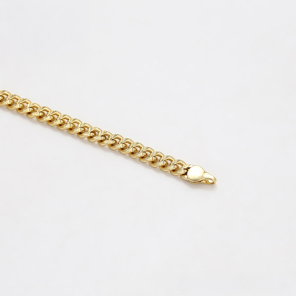 Pulsera de Aleación Bañado en Oro 5 