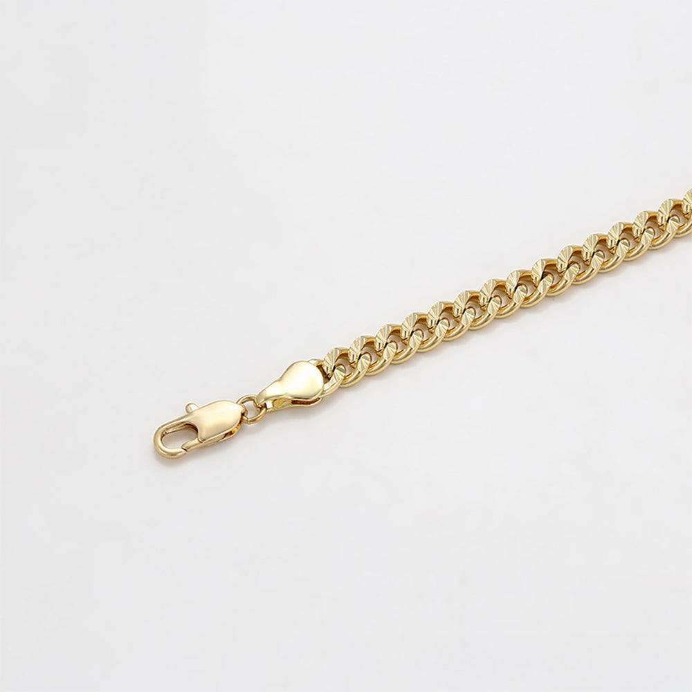 Pulsera de Aleación Bañado en Oro