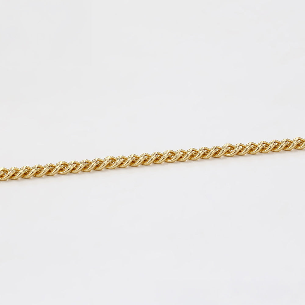 Pulsera de Aleación Bañado en Oro 7 