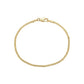 Pulsera de Aleación Bañado en Oro