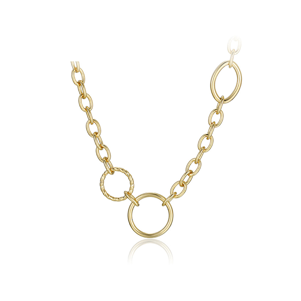 Collar de Aleación Bañado en Oro 2 
