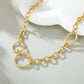 Collar de Aleación Bañado en Oro