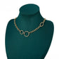 Collar de Aleación Bañado en Oro