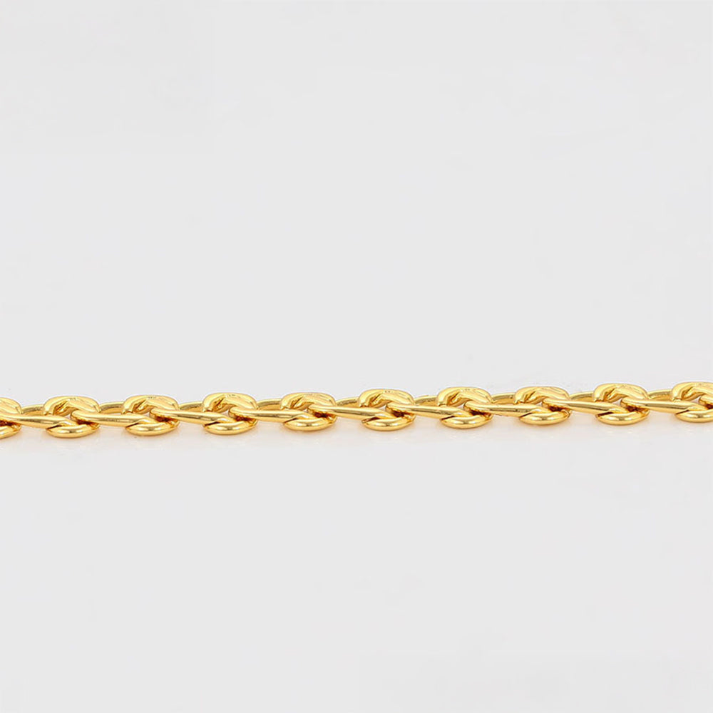 Collar de Aleación Bañado en Oro 8 