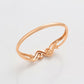 Pulsera de Aleación Bañado en Oro con Cristal Emporia® Blanco