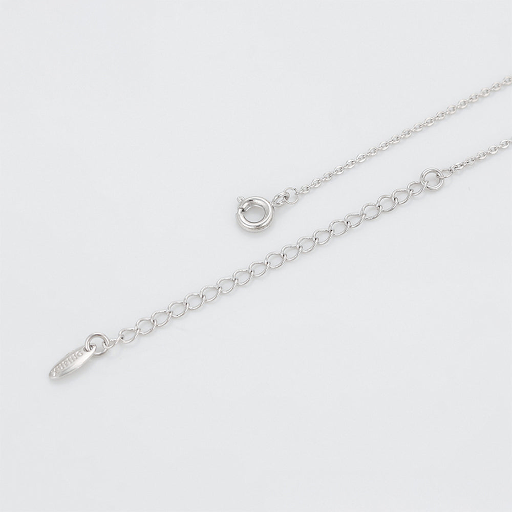 Collar de Aleación Bañado en Oro con Cristal Emporia® Púrpura y Perla de cristal