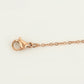Conjunto de Aleación Bañado en Oro con Cristal Emporia® Rosa y Cristal Emporia® Blanco ( Collar +Pulsera )