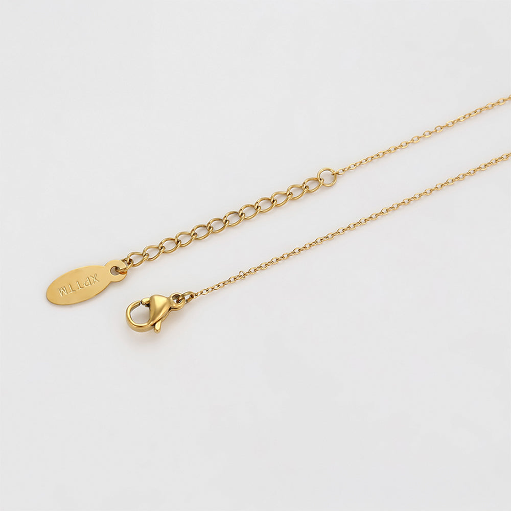 Pulsera de Aleación Bañado en Oro con Cristal Emporia® Verde 7 