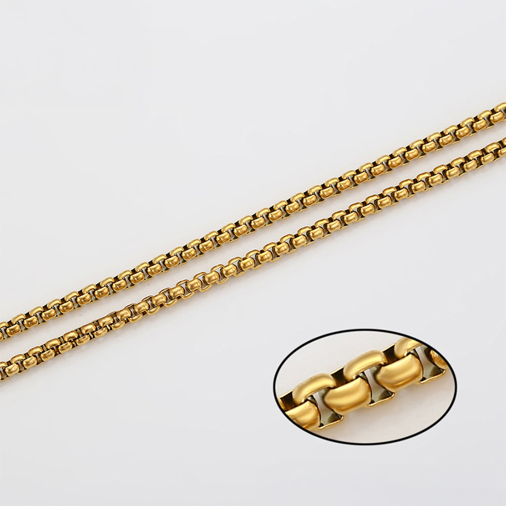 Collar de Aleación Bañado en Oro 5 