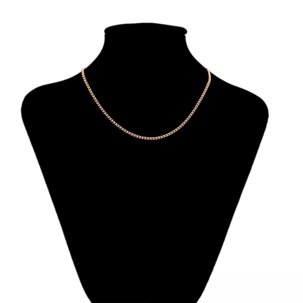 Collar de Aleación Bañado en Oro