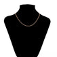 Collar de Aleación Bañado en Oro