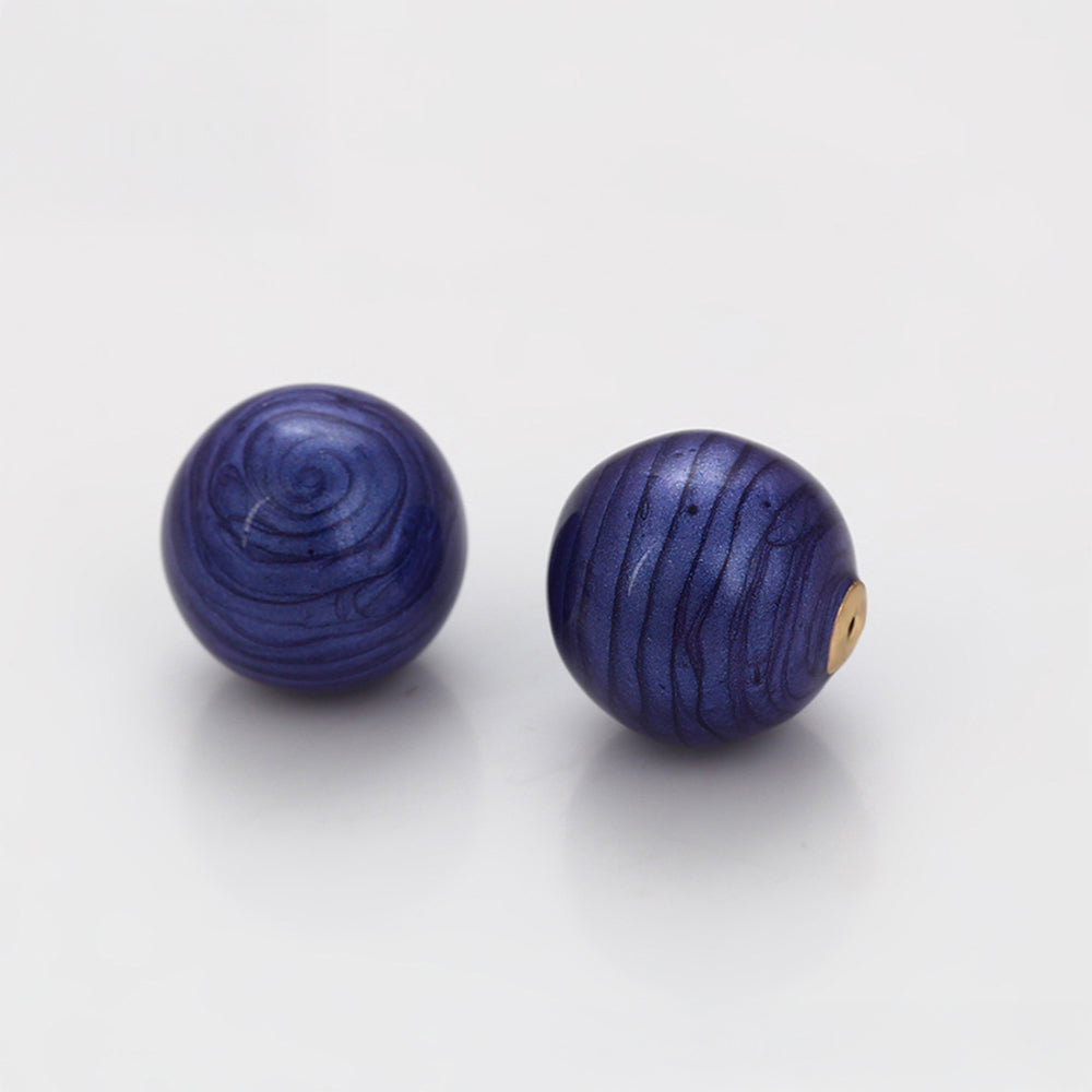 Talismán de Aleación Bañado en Oro con Cristal Emporia® Azul 6 
