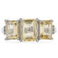 Anillo de Plata con Citrino de los Montes Urales