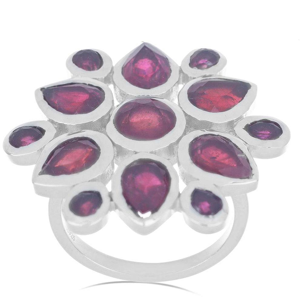 Anillo de Plata con Rubí de Madagascar 2 