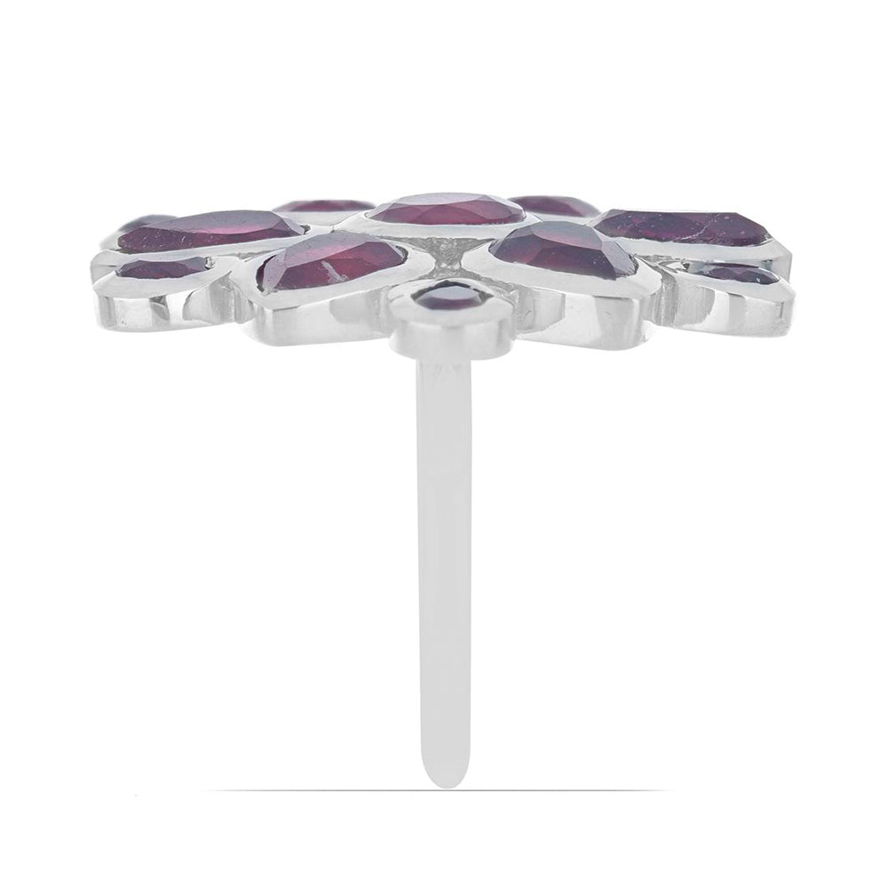 Anillo de Plata con Rubí de Madagascar 4 