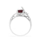 Anillo de Plata con Rubí de Madagascar