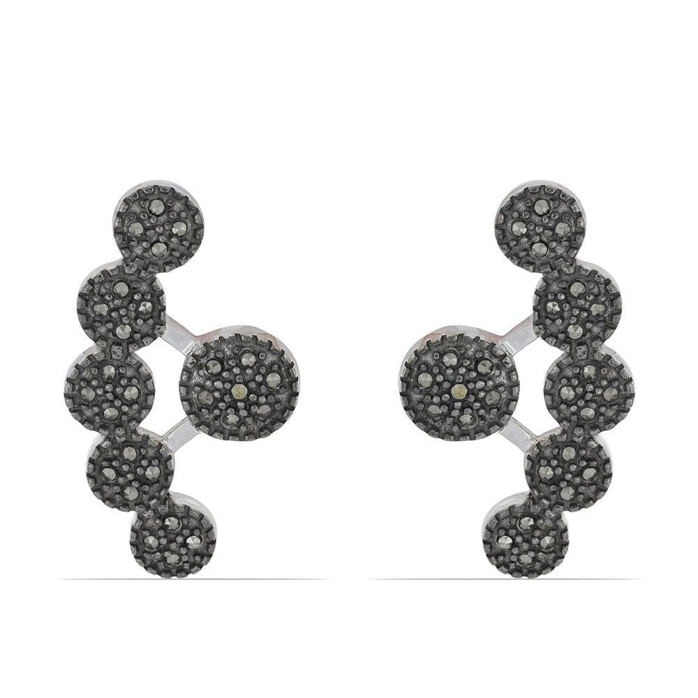 Pendientes de Plata con Marcasita de Austria 1 