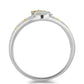 Anillo de Plata con Diamante Amarillo