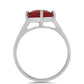 Anillo de Plata con Rubí de Madagascar