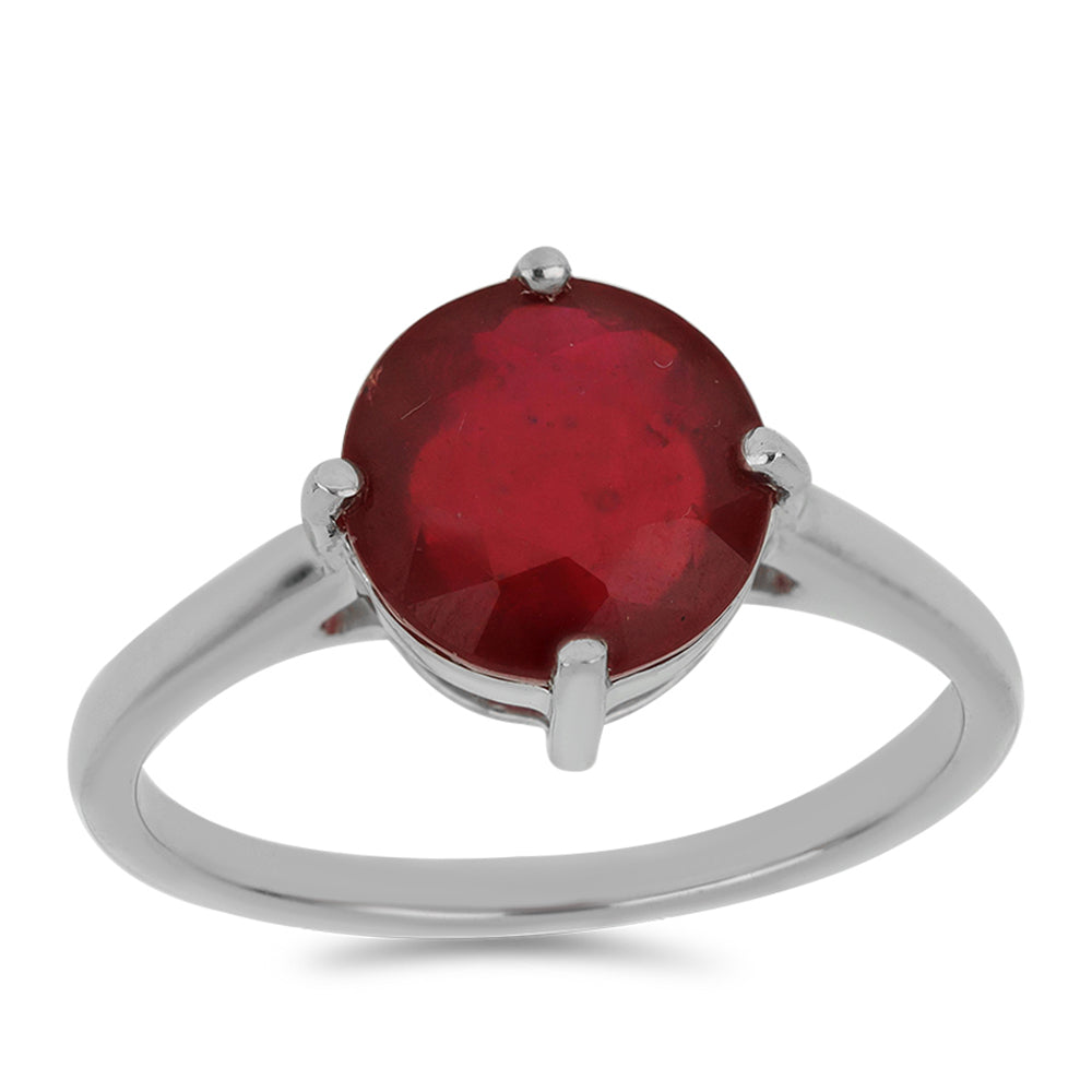 Anillo de Plata con Rubí de Madagascar 3 