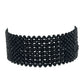 Pulsera de Plata Bañada en Oro con Espinela Negra
