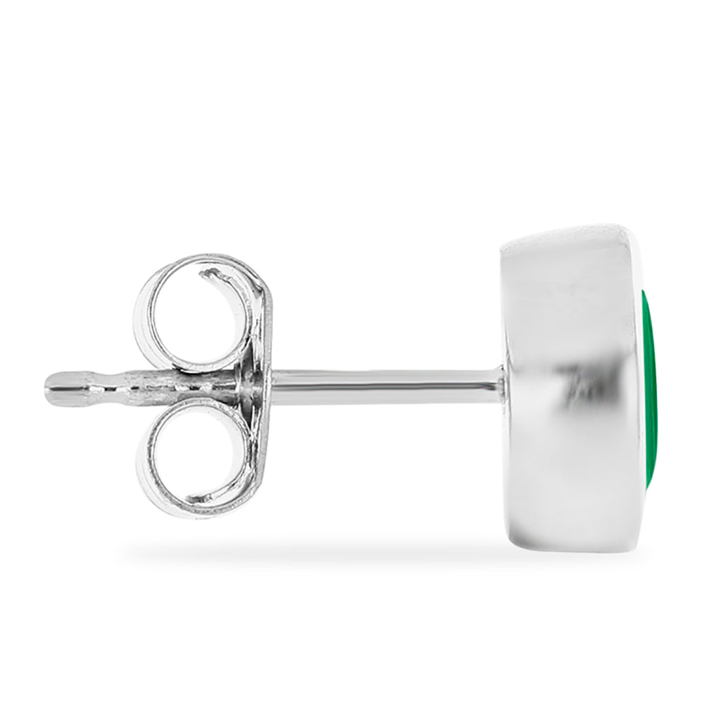 Pendientes de Plata con Esmeralda de Brasil 2 