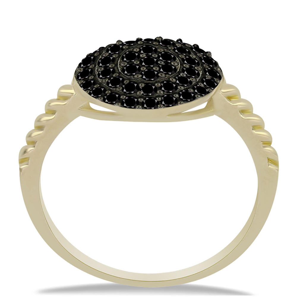 Anillo de Plata Bañada en Oro 3 