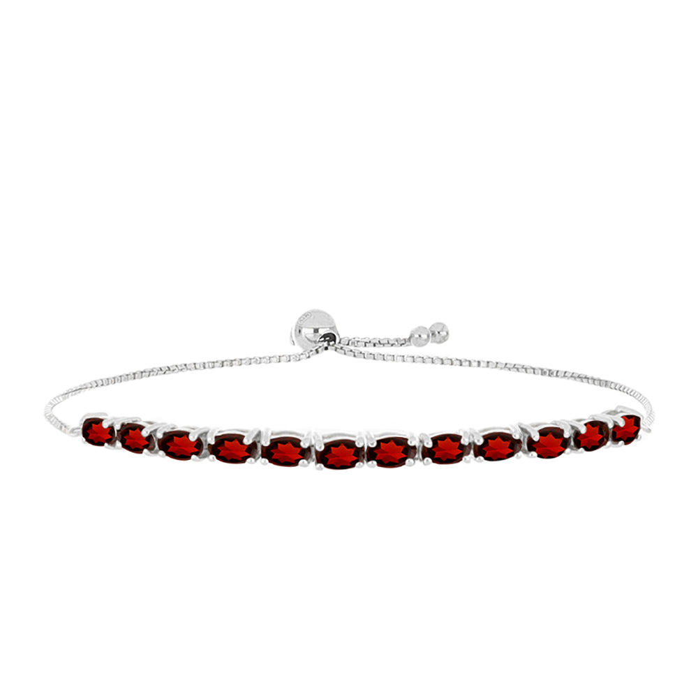 Pulsera de Plata con Granate Barton 1 