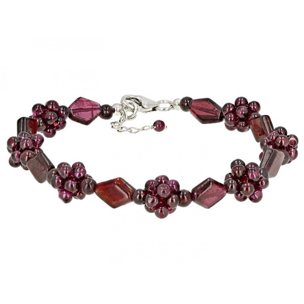 Pulsera de Plata con Granate Barton 1 