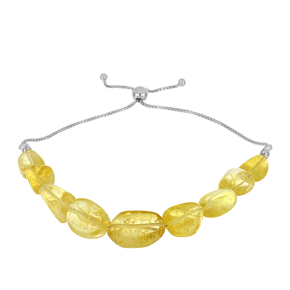 Pulsera de Plata con Citrino de los Montes Urales 1 