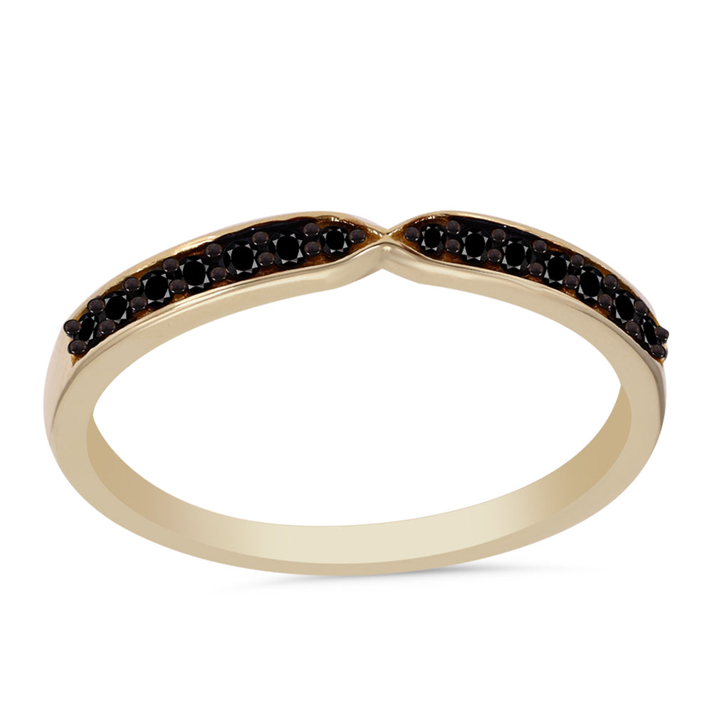 Anillo de Plata Bañada en Oro 3 