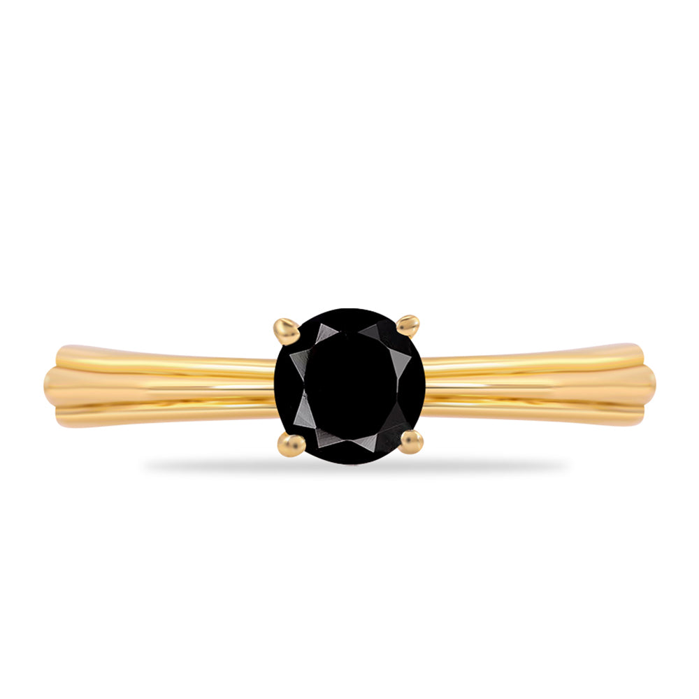 Anillo de Plata Bañada en Oro 1 