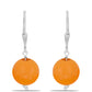 Pendientes de Plata con Jade Amarillo