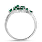 Anillo de Plata con Turmalina Verde
