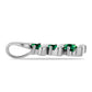 Colgante de Plata con Turmalina Verde
