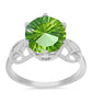 Anillo de Plata con Cuarzo Verde Helecho