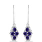 Pendientes de Plata con Lolita y Topacio Blanco
