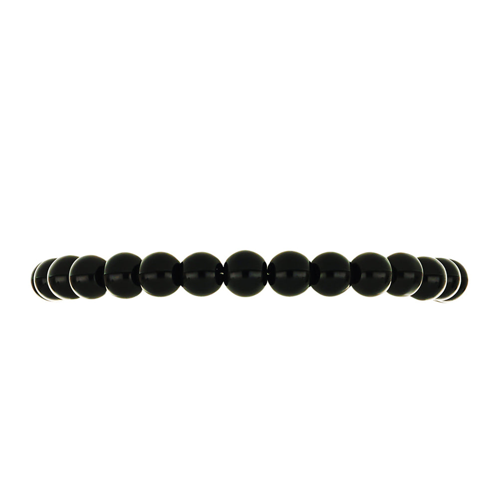 Pulsera de Plata Bañada en Oro con Ónix negro de Suwar