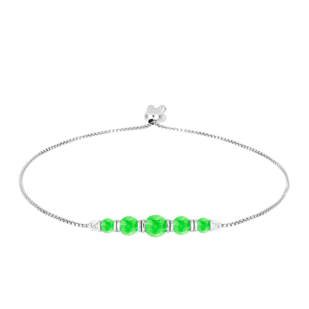 Pulsera de Plata con Ópalo Hialita 1 